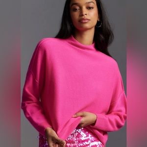 The Alani Cashmere Mock-Neck Sweater by Pilcro